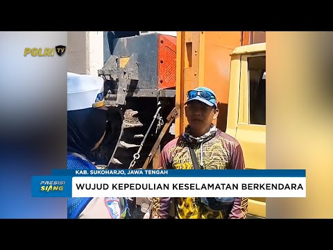 SATLANTAS POLRES SUKOHARJO BERIKAN IMBAUAN KESELAMATAN BERKENDARA