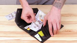 Багатофункціональний клатч 11337 Grande Pelle чорний