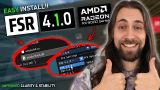 How to INSTALL AMD FSR 4.1 - Improved Stability, Clarity & More!!