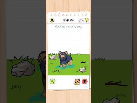 Level 459 - Clean the dog | Brain Test - All stars | #walkthrough #braintest