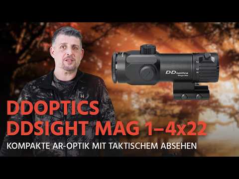 Wer eine kompakte AR-Optik sucht, muss DAS gesehen haben!  DDsight MAG 1-4x22 Tactical von DDoptics