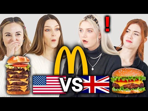 UK vs US McDonald's Comparison Food War