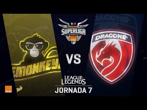 EMONKEYZ VS DRAGONS | Superliga Orange J07 | Partido 2 | Split Verano [2018]