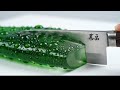 Most Satisfying ASMR Slicing Honeycomb Aloe Vera Frozen Watermelon