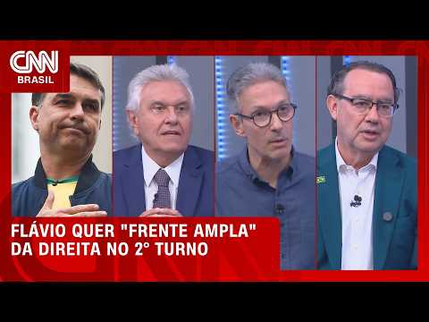 Flávio quer o apoio de Caiado, Zema e Cury no 2° turno | HORA H