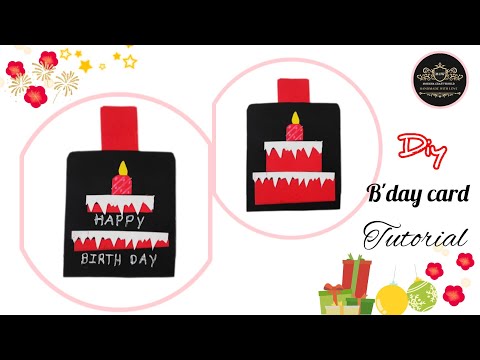 How to make cards for scrapbook | Birthday card ideas | mini scrapbook # diy