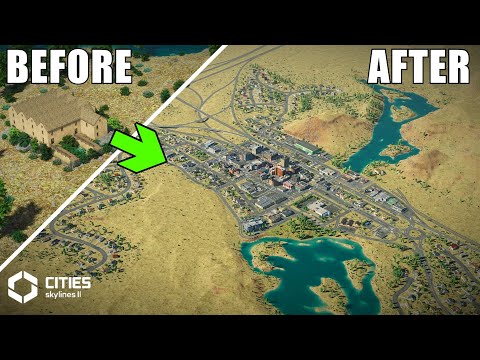 Starting a Realistic City in the Desert - from scratch | Cities Skylines 2