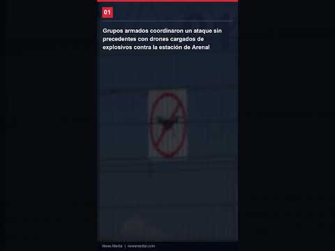 Drones destrozan estación de Policía en Arenal, sur de Bolívar #Shorts