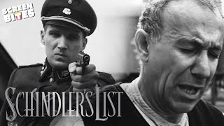 Rabbi Lewartow Escapes Execution | Schindler's List | Screen Bites video