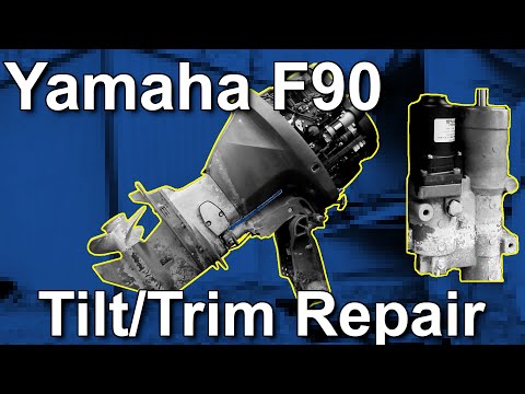Yamaha F90 Tilt/Trim Diagnostic and Motor replacement