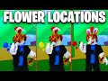 All Flower Locations to get Race V2 - Blox Fruits