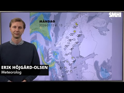 Väderprognos v. 3 mån-ons