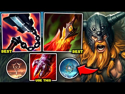OLAF TOP IS BEYOND UNSTOPPABLE RIGHT NOW (STRONG TOPLANER) - S12 Olaf TOP Gameplay Guide