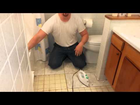 How to remove old vinyl or linoleum floor tile in seconds