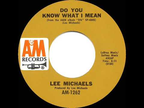 1971 HITS ARCHIVE: Do You Know What I Mean - Lee Michaels (mono 45)