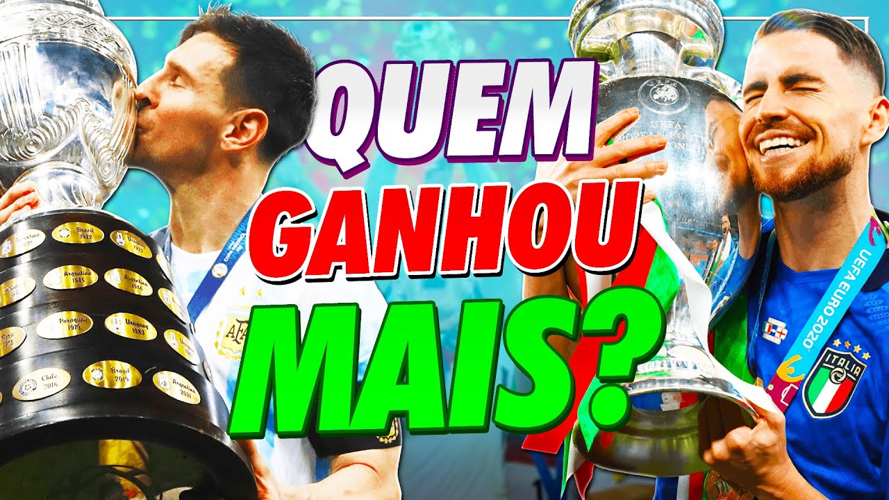 10 seleções com MAIS TÍTULOS na HISTÓRIA 🏆🌎