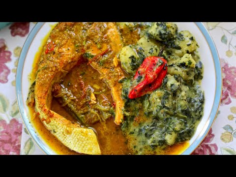 Coconut Curry Fish / Fish Curry and Cassava Oil Down is the ultimate Comfort Food!