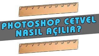 Photoshop Cetvel Açma Kısa Yolu Aracı Çizgileri Kaldırma 1. Ders
