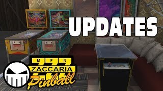 Zaccaria Pinball Updates + Channel Updates