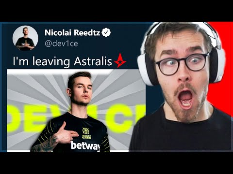 Why is dev1ce leaving Astralis?