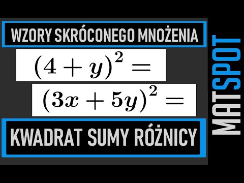 Wzory Skroconego Mnozenia Zadania Pdf Wzory skróconego mnożenia #1