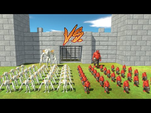 OGRE LORD  vs  SCOURGE - 1 vs 1,  5 vs 5, 10 vs 10,  30 vs 30 - Animal Revolt Battle Simulator