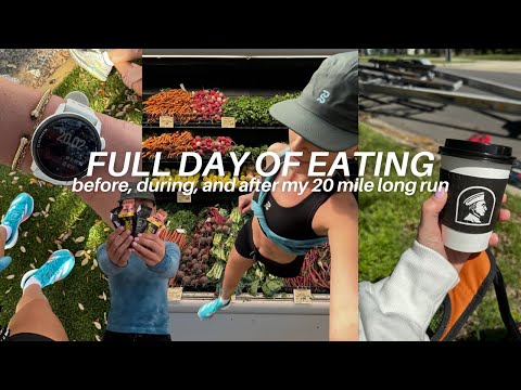 Full Day Of Eating | 20 Mile Long Run | Boston Marathon Training