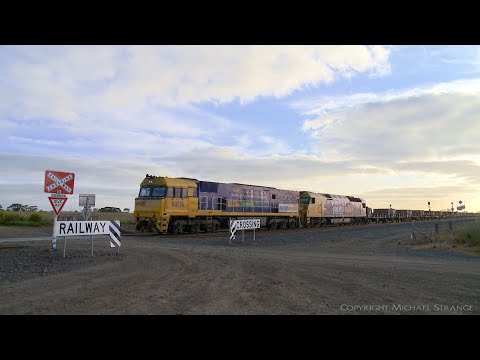 3XM4 Pacific National Steel Train - PoathTV Australian Railways