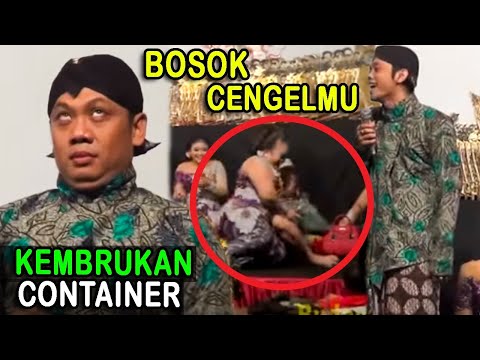 Percil + Yudho gak kuwat ngangkat Sinden gedhi.. wk..wk..wk..