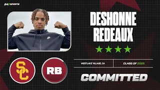 WATCH: 4-Star RB Deshonne Redeaux commits to USC | No. 5 Overall RB