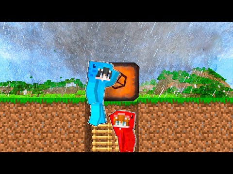 TORNADO vs BUNKER APOCALÍPTICO en Minecraft!