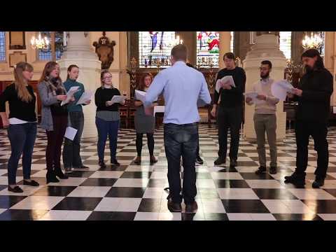 Mouton - Ave Maria, virgo serena (1st rehearsal)