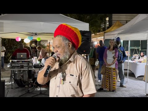 Fred Locks Paying Tribute To Haile Selassie I On His Earth Day @ Kingston Night Market 23-7-2024