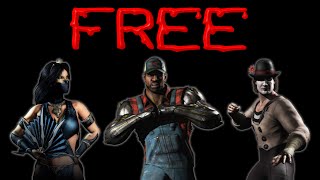 Mortal Kombat X FREE Skins Klassic Kitana, Farmer Jax, Mime Johnny  (PATCHED)