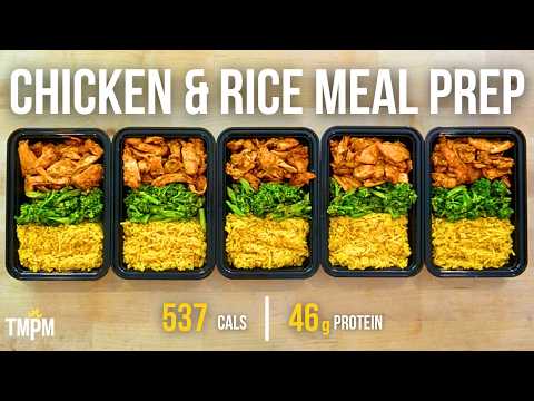 I Made Homemade Rice-a-Roni for my Meal Prep this Week  | Chile Lime Chicken with Golden Rice