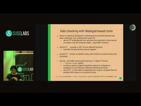 SUSE Labs Conference 2018 - On saner kabi checks