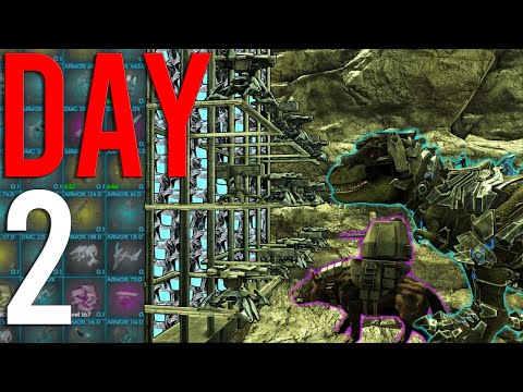 HOW A 22000 HOUR DUO RAIDS EVERY CAVE IN ARK ON DAY 2 - ARK PVP