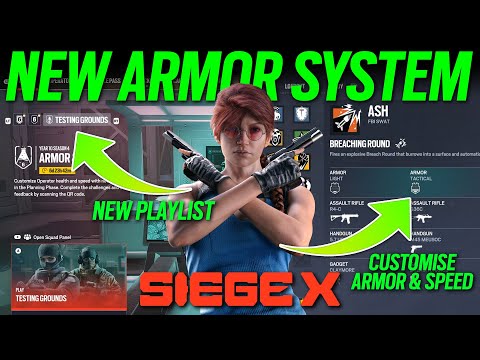 Speed & Armour Changes - Testing Grounds - 6News - Rainbow Six Siege X