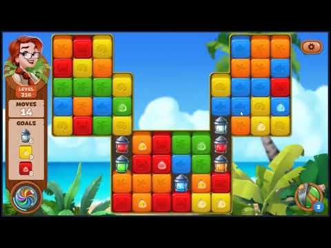 Lost Island Blast Adventure Level 316 - NO BOOSTERS 🏝️ | SKILLGAMING ✔️