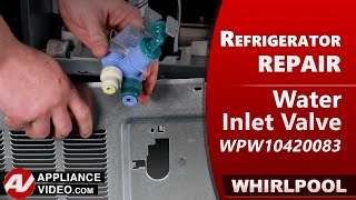 Whirlpool Refrigerator Not Dispensing Water or Filling Icemaker - Water Inlet Valve Repair