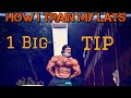 1 Important Tip in How to Get Wider Lower Lats (V-TAPER)