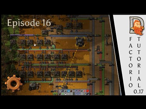Factorio 1.0 Tutorial Walkthrough #16 - Attack!!!!