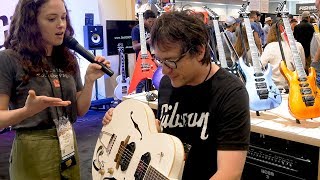 Video thumbnail for Epiphone George Thorogood White Fang | Summer NAMM 2019 by C. A. House Music
