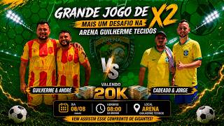 GRANDE JOGO DE X2 NA ARENA GUILHERME TECIDOS | MAIS UM DESAFIO QUE PROMETE PEGAR FOGO!