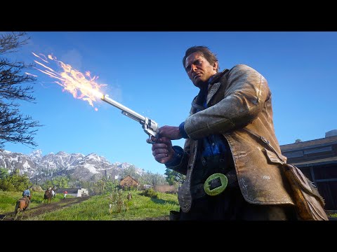 Best Quick Draw Moments in Red Dead Redemption 2 (without dead eye) #2