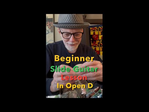 Beginner Slide Guitar Lesson in Open D Tuning (DADF#AD) on Duolian Resonator Learn to Play “Dobro”
