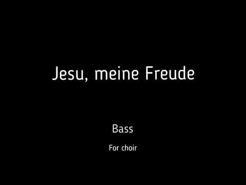 Choir/chór J.S. Bach - Jesu, meine Freude - Bass + score