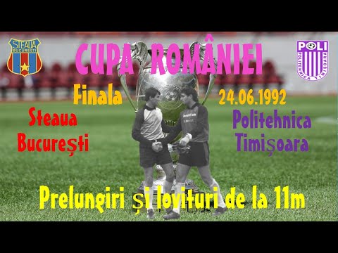 Steaua București - Politehnica Timișoara - Finala Cupa României 1991-1992 Episodul 3