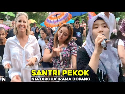 Lagu Santri Pekok Bikin Penonton Ambyar Joget Bareng Bule Nia Dirgha Irama Dopang2025