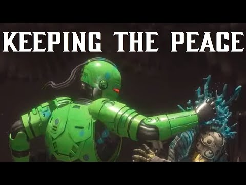 MK11 New Robocop Brutality - Keeping the Peace